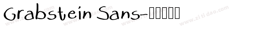Grabstein Sans字体转换